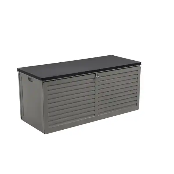 Bild 1 von Kissenbox 'Molly L' Kunststoff grau/schwarz 146 x 64 x 61 cm