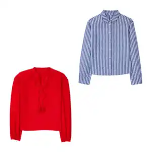 UP2FASHION Leinen-Viskose-Bluse