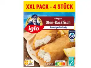 Iglo Filegro Ofen-Backfisch,  480 g