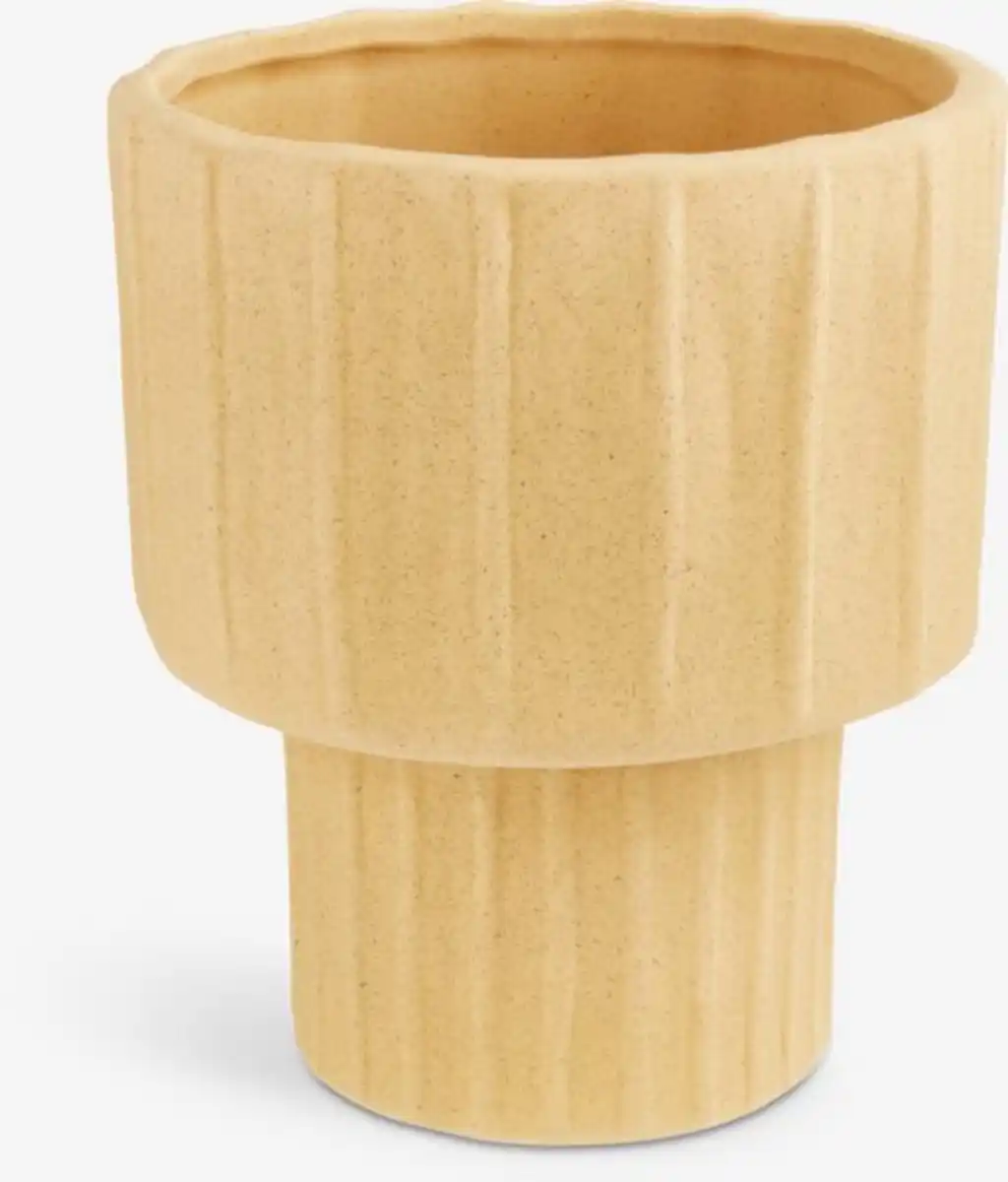 Bild 1 von Blumentopf TROELS Ø16xH19cm gelb