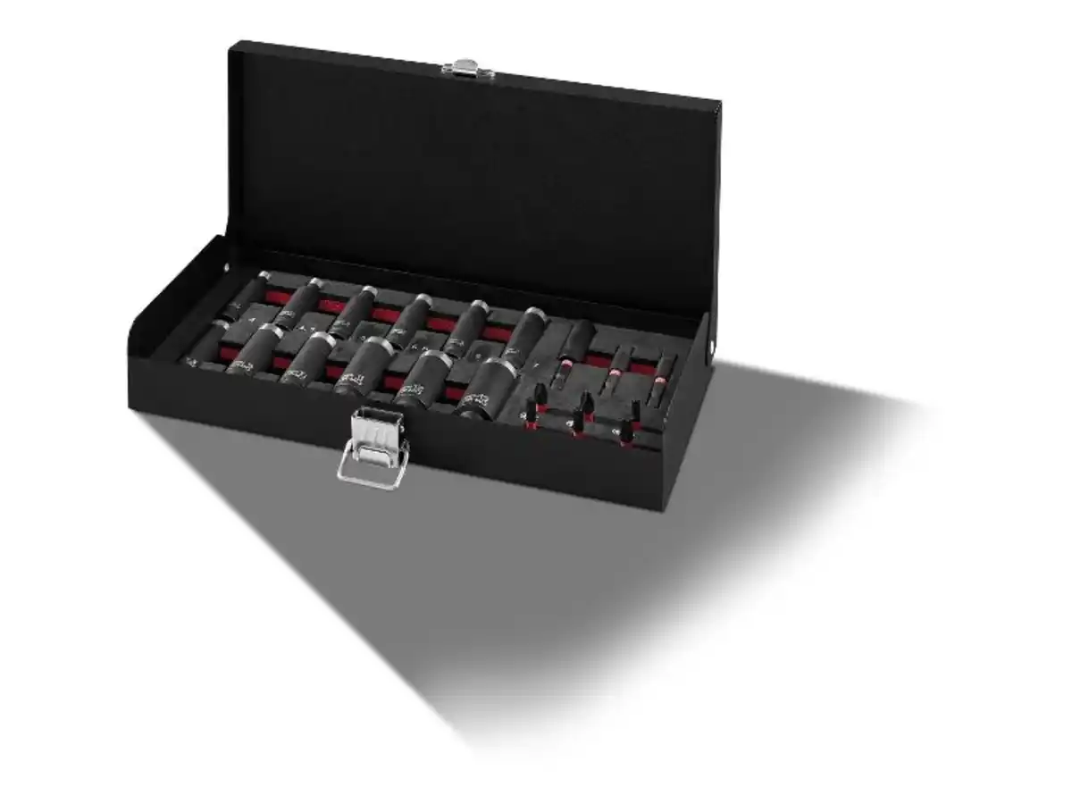 Bild 1 von PARKSIDE PERFORMANCE® ¼ Zoll Schlagnuss-Set, für Elektro- und Handwerkzeuge