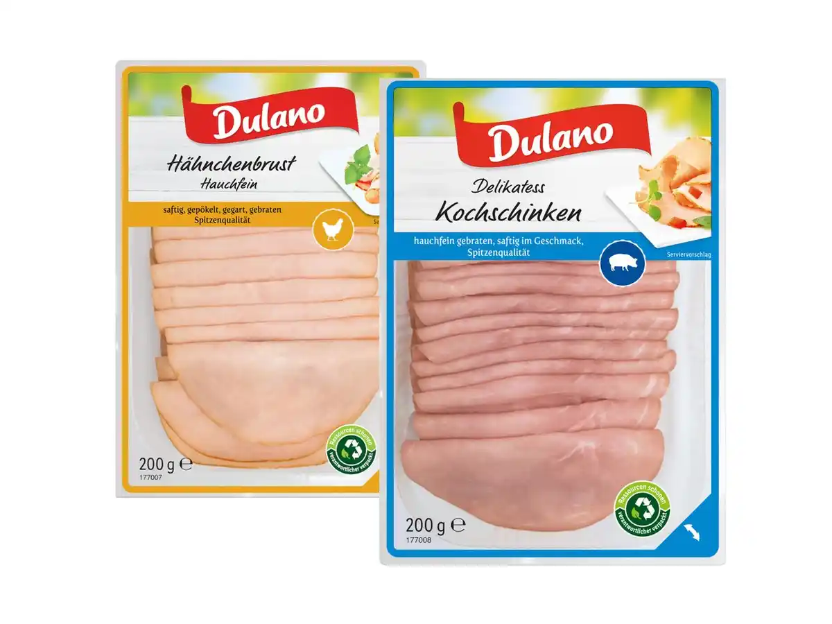 Bild 1 von Dulano Kochschinken/Hähnchenbrust/Putenbrust,  200 g