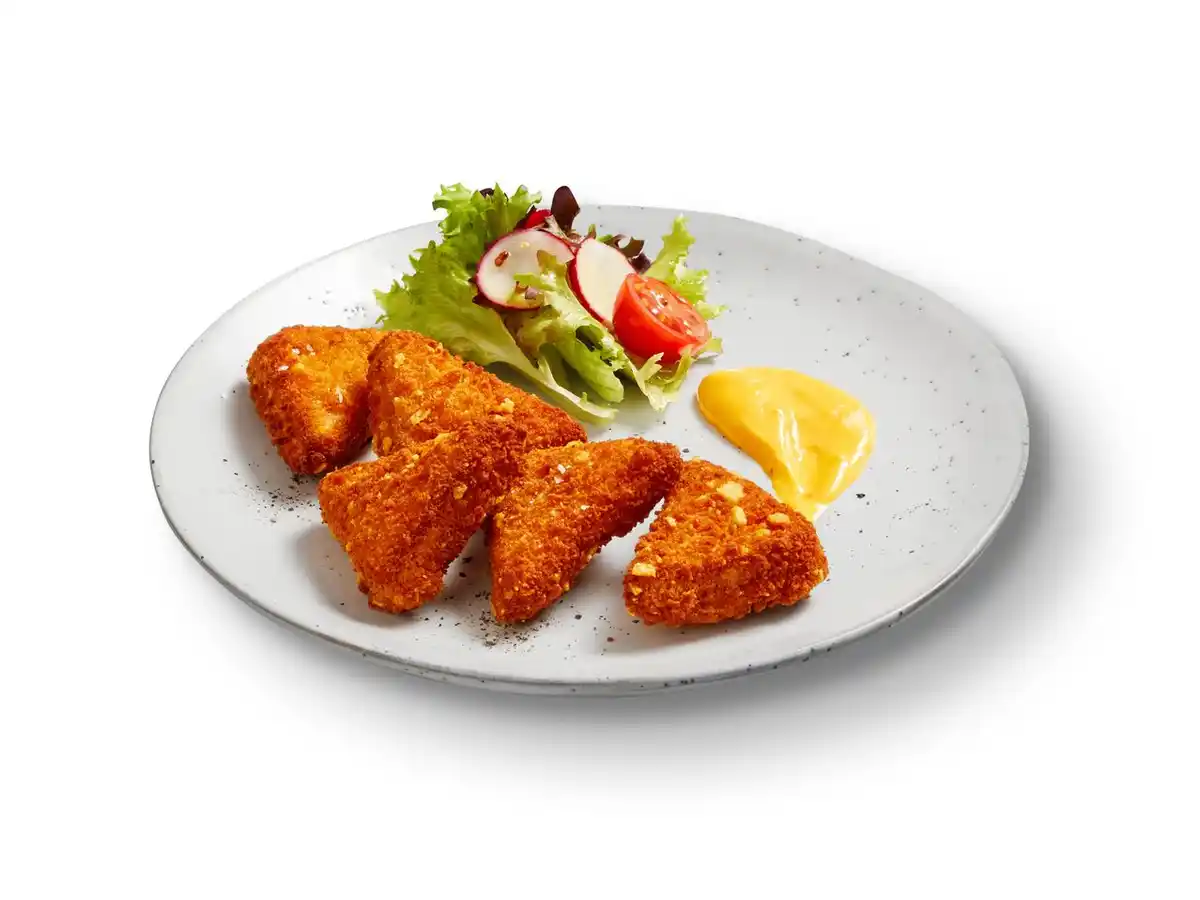 Bild 1 von Metzgerfrisch Hähnchen-Schmelz-Käse-Ecken Nacho-Style,  1 kg