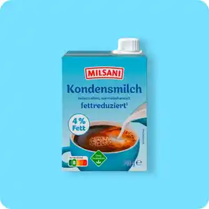 MILSANI Kondensmilch, 4 % Fett