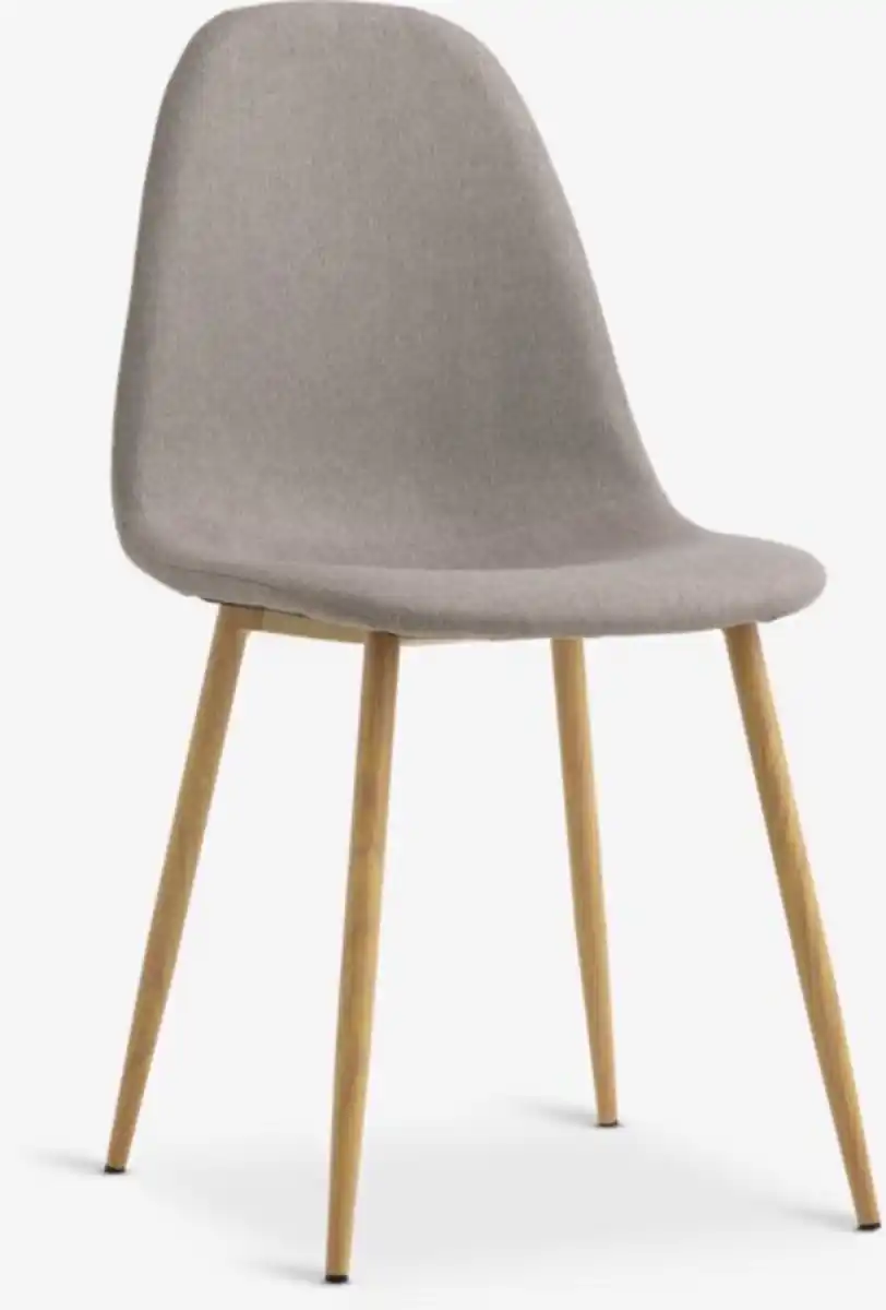 Bild 1 von Esszimmerstuhl TINGLEV Stoff grau/eichefarben