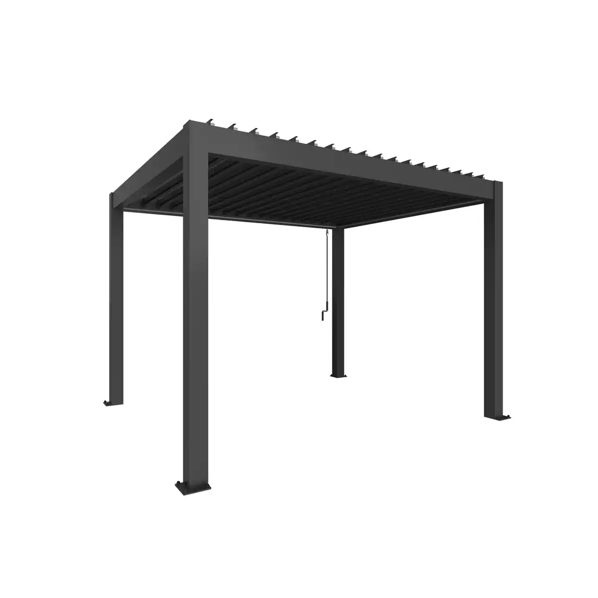 Bild 1 von Biohort Pergola Gr. 3,5 x 3 dunkelgrau-metallic 367,5 x 312 cm