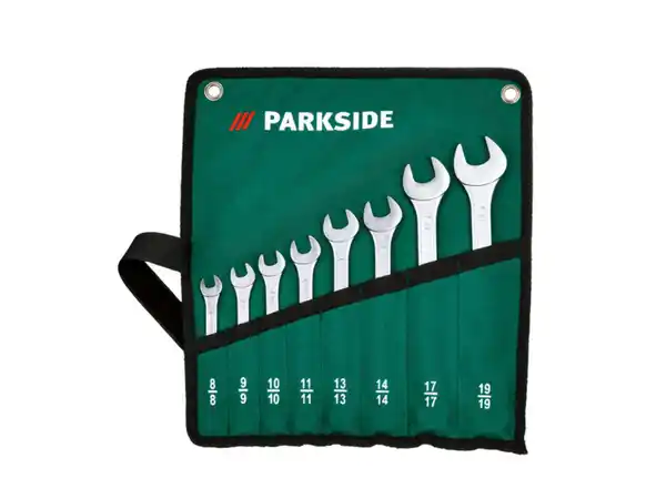 Bild 1 von PARKSIDE® Doppel-Maulschlüssel-Satz / Ring-Maulschlüssel-Satz, 8-teilig