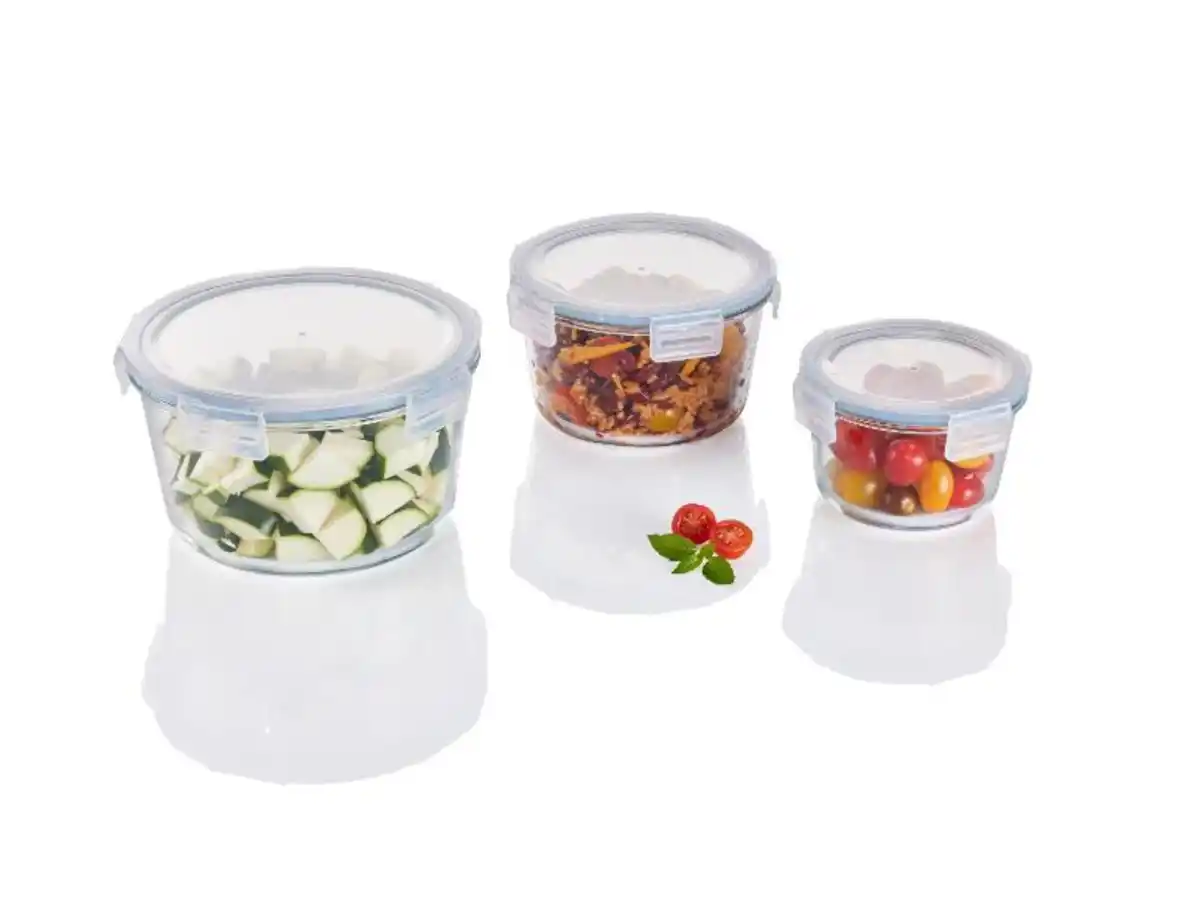 Bild 3 von LIVARNO home Glas-Frischhaltedosen-Set, platzsparend ineinander verstaubar