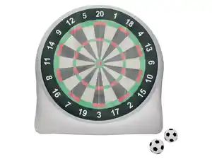 Playtive Aufblasbare Fußball-Dartscheibe, inkl. 2 Fußbällen