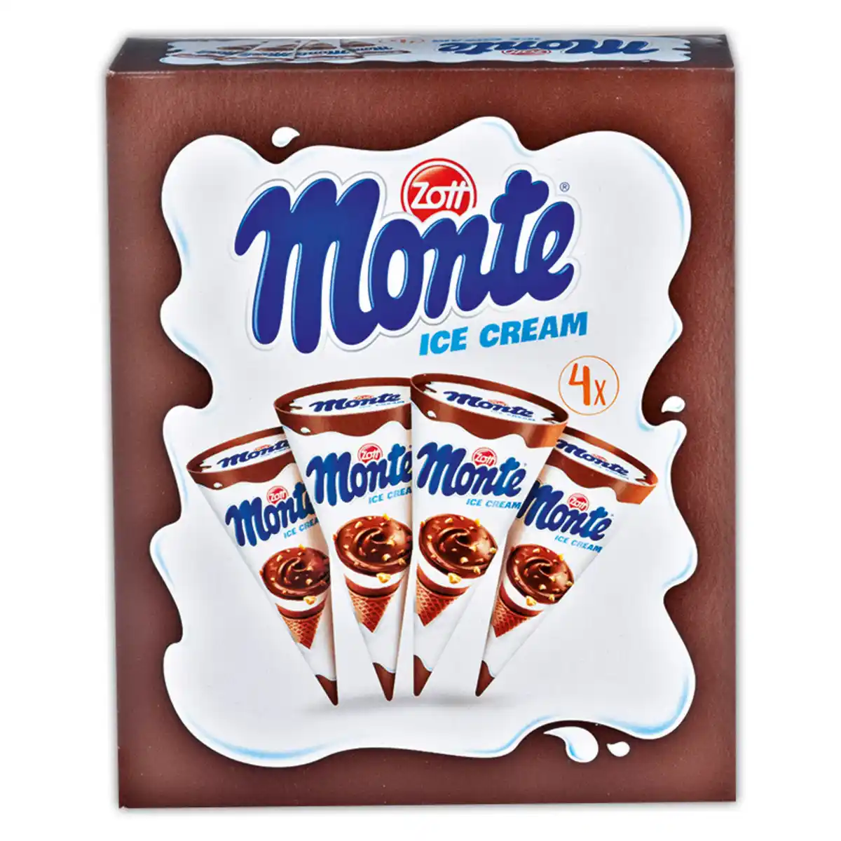 Bild 1 von Zott Monte Waffelhörnchen