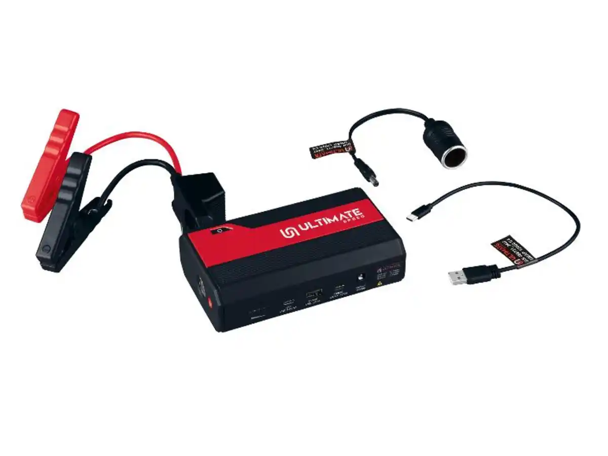 Bild 1 von ULTIMATE SPEED® Mobile Autostarthilfe »UMAP 12000 C4«, mit Powerbank und LED-Taschenlampe