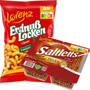 Lorenz ErdnuĂźlocken oder Saltletts Sticks