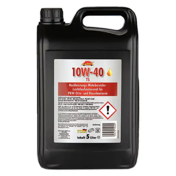 Bild 1 von Carfit Professional SAE-Qualitäts-Motorenöl 5 Liter