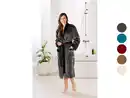 Bild 1 von Gözze Bademantel, unisex, Seiden-Feeling, mit Schalkragen, 2 Taschen und Gürtel