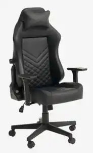 Gaming-Stuhl ABILDAA Kunstleder schwarz