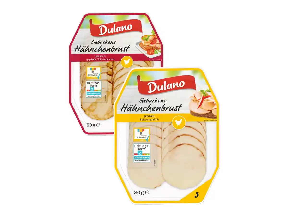 Bild 1 von Dulano Gebackene Hähnchenbrust,  80 g