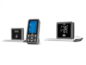 GRILLMEISTER 2-Fühler-Grillthermometer mit Timerfunktion