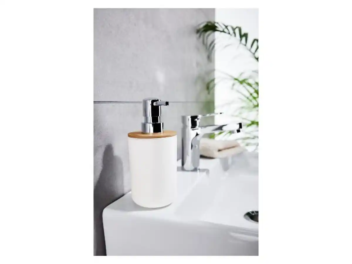 Bild 3 von LIVARNO home Bad- und Duschabzieher / Bad-Organizer / Wattestäbchen-Behälter / Seifenspender