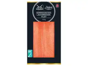 Sansibar Deluxe ASC Norwegisches Lachsrückenfilet,  150 g