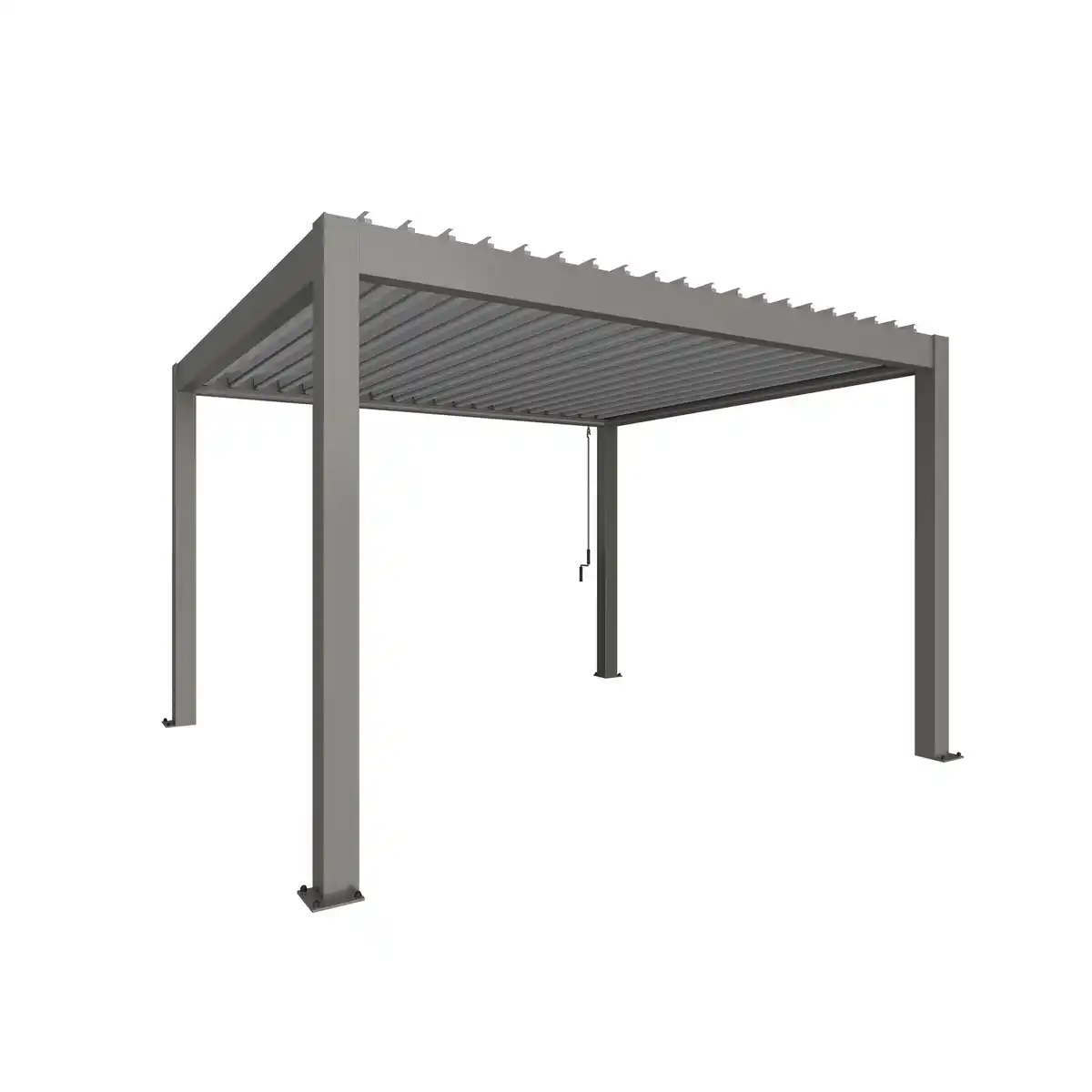 Bild 1 von Biohort Pergola Gr. 4 x 3,5 quarzgrau 404,5 x 367,5 cm