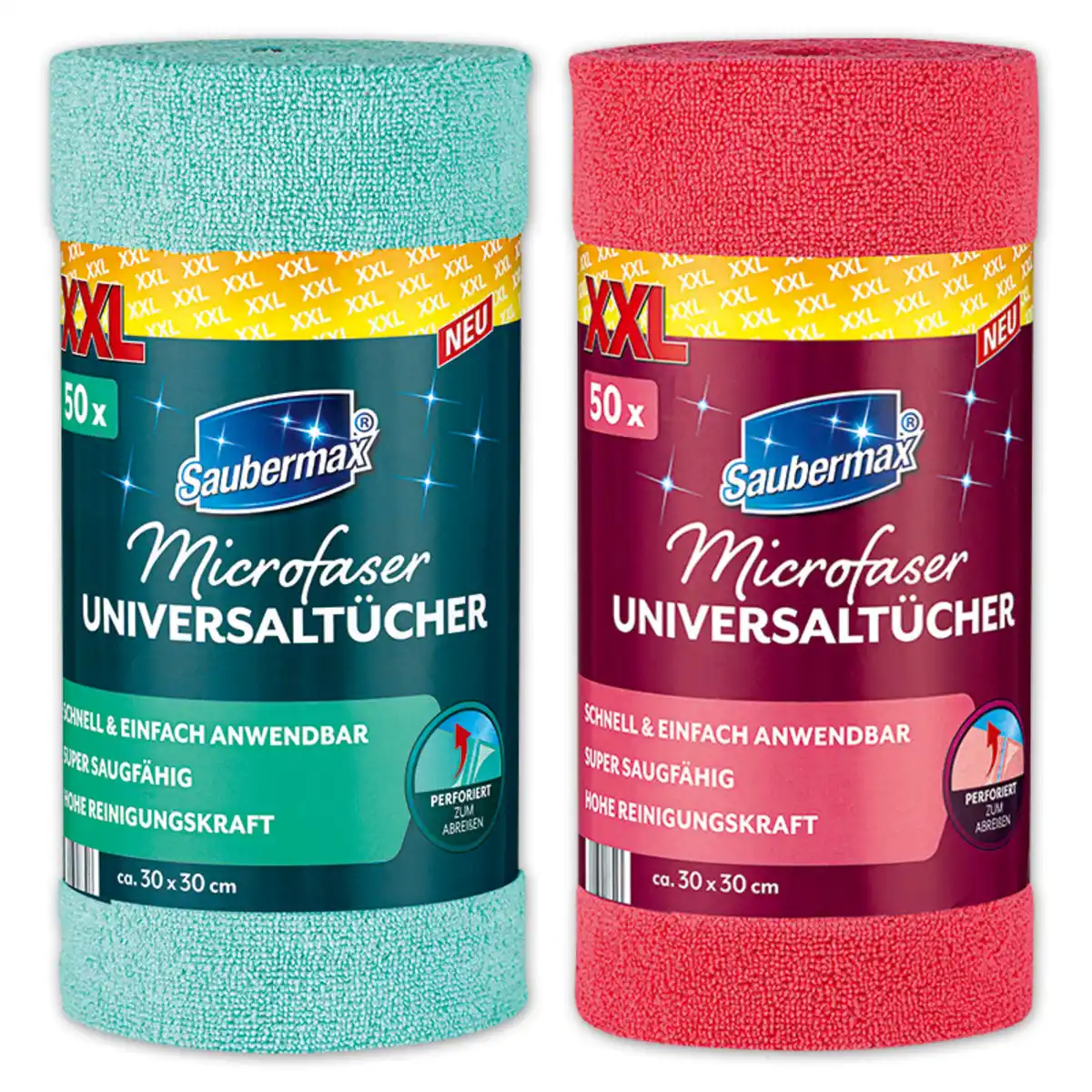 Bild 1 von Saubermax Microfaser Tücherrolle XXL