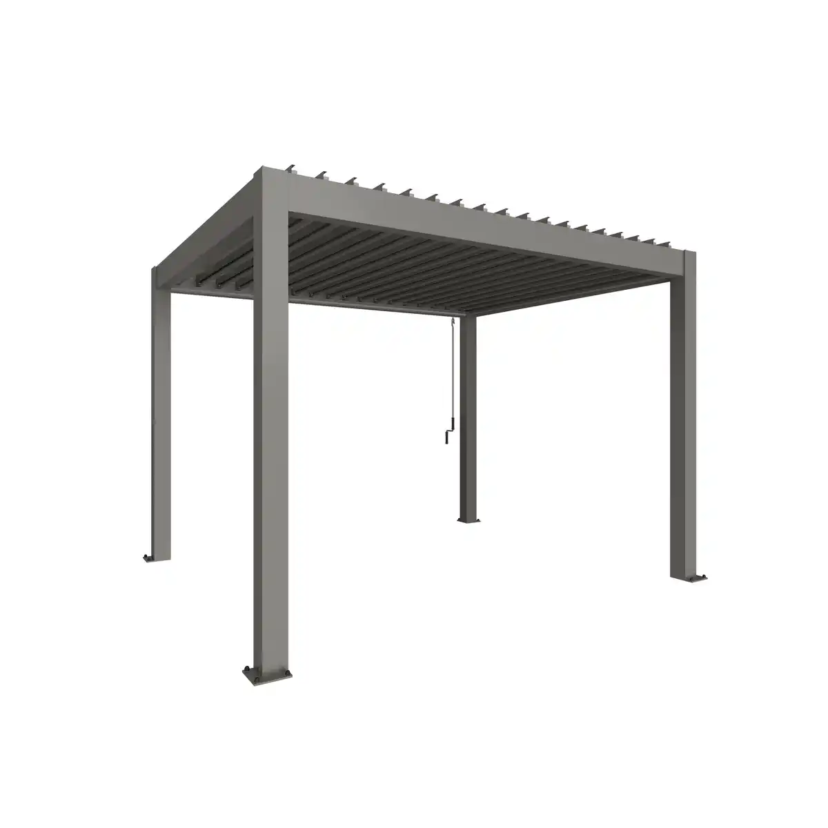 Bild 1 von Biohort Pergola Gr. 3,5 x 3 quarzgrau-metallic 367,5 x 312 cm