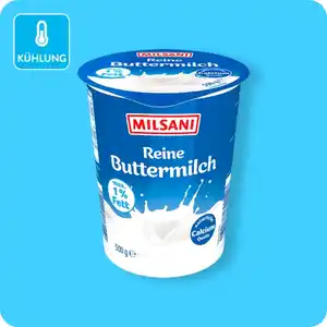 MILSANI Reine Buttermilch, Max. 1 % Fett
