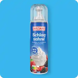 MILSANI Sprühsahne, Verschiedene Sorten
