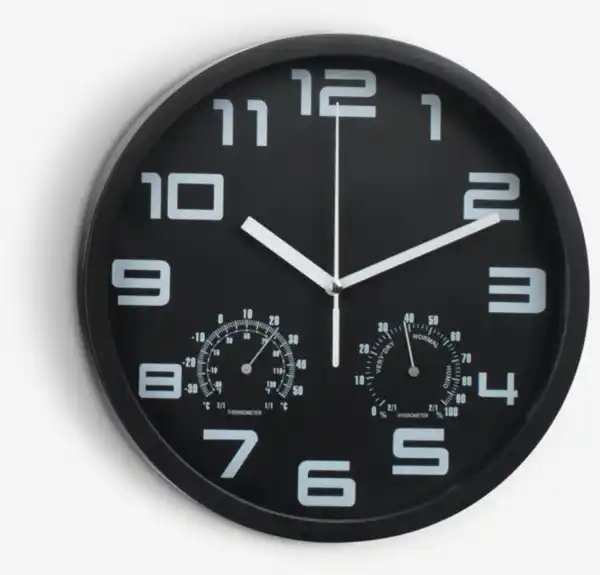 Bild 1 von Wanduhr SEJER Ø25cm schwarz