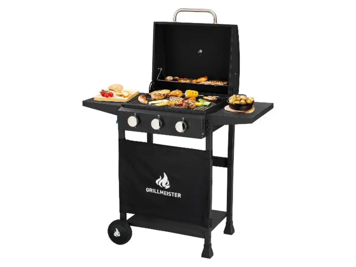 Bild 2 von GRILLMEISTER Gasgrill »Memphis«, 3 Brenner, 9 kW