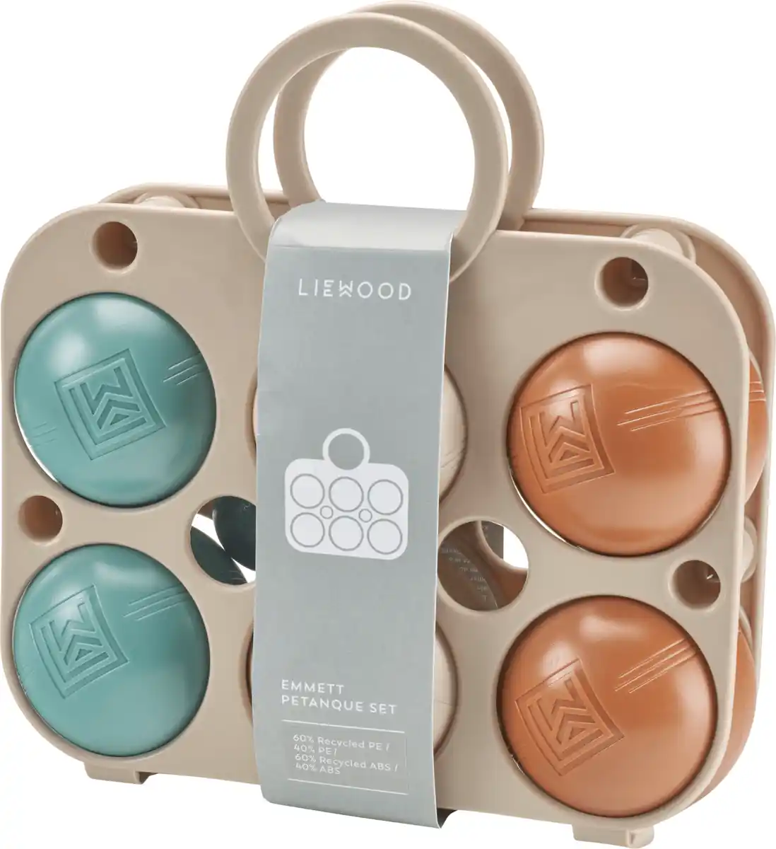 Bild 1 von LIEWOOD Bouleset aus Polyethylen, bunt, 7 tlg