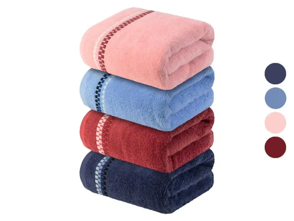 Bild 1 von LIVARNO home Frottier-Handtücher, 2 Stück, 50 x 100 cm