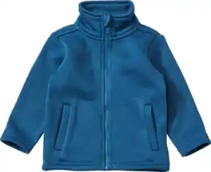 PUSBLU Jacke aus Strickfleece, blau, Gr. 104