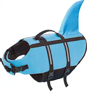 Nobby Hunde Schwimmweste Sharki mit Haiflosse hellblau