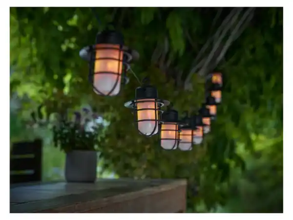 Bild 3 von LIVARNO home Solar-Lichterkette, für Garten, Terrasse oder Balkon
