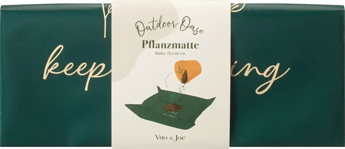 Bild 1 von Vito & Joe Pflanzmatte aus Polyester, grün (60x70 cm)