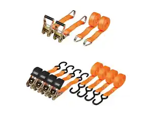 ULTIMATE SPEED® Schwerlast-Ratschenspanngurte-Set / Ratschenspanngurte-Set,  4 m