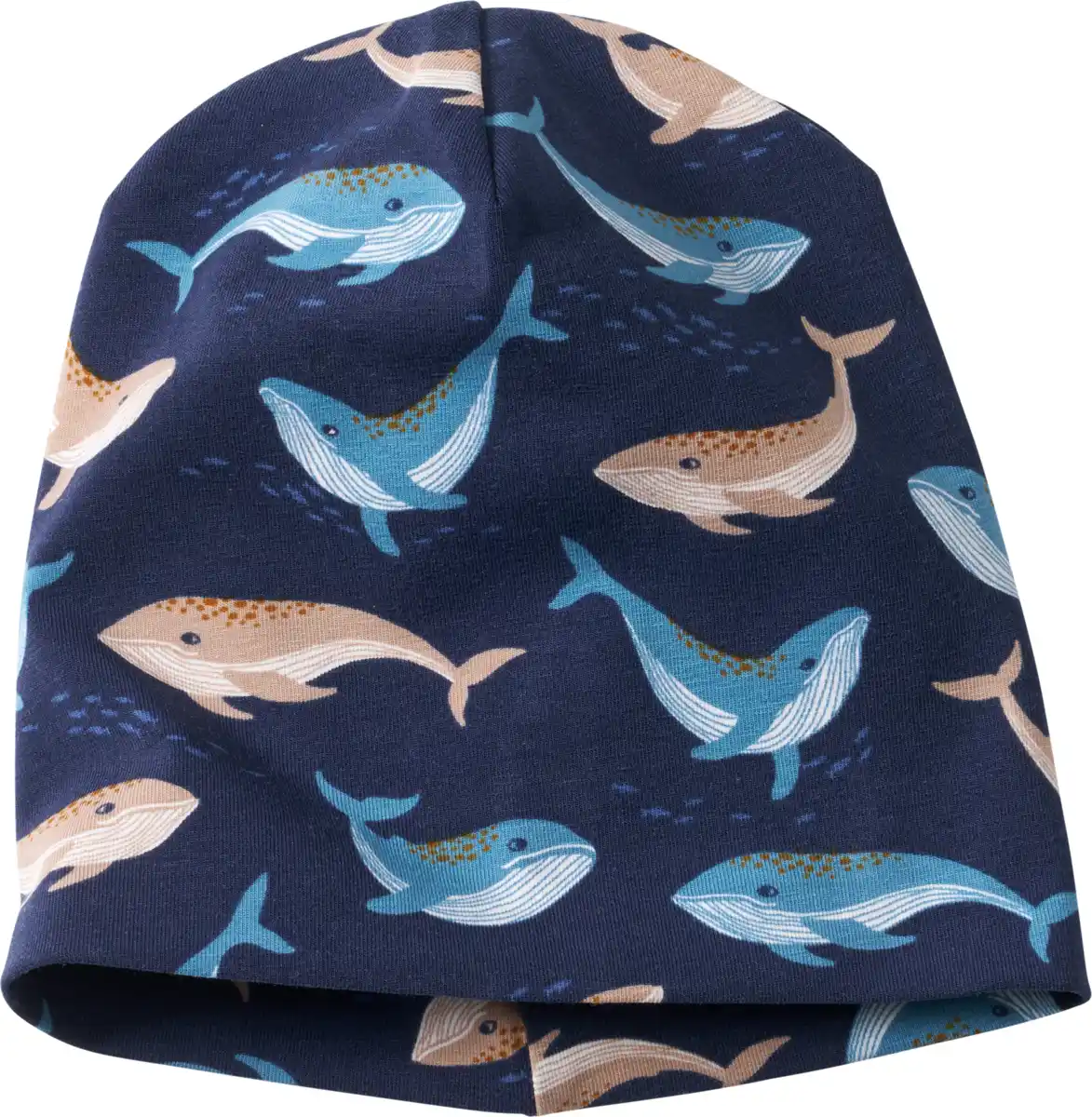 Bild 1 von ALANA Mütze Pro Climate mit Wal-Muster, blau, Gr. 46/47