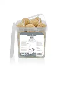 Meisenknödel m.Mehlwürmern i.Netz 30St Eimer