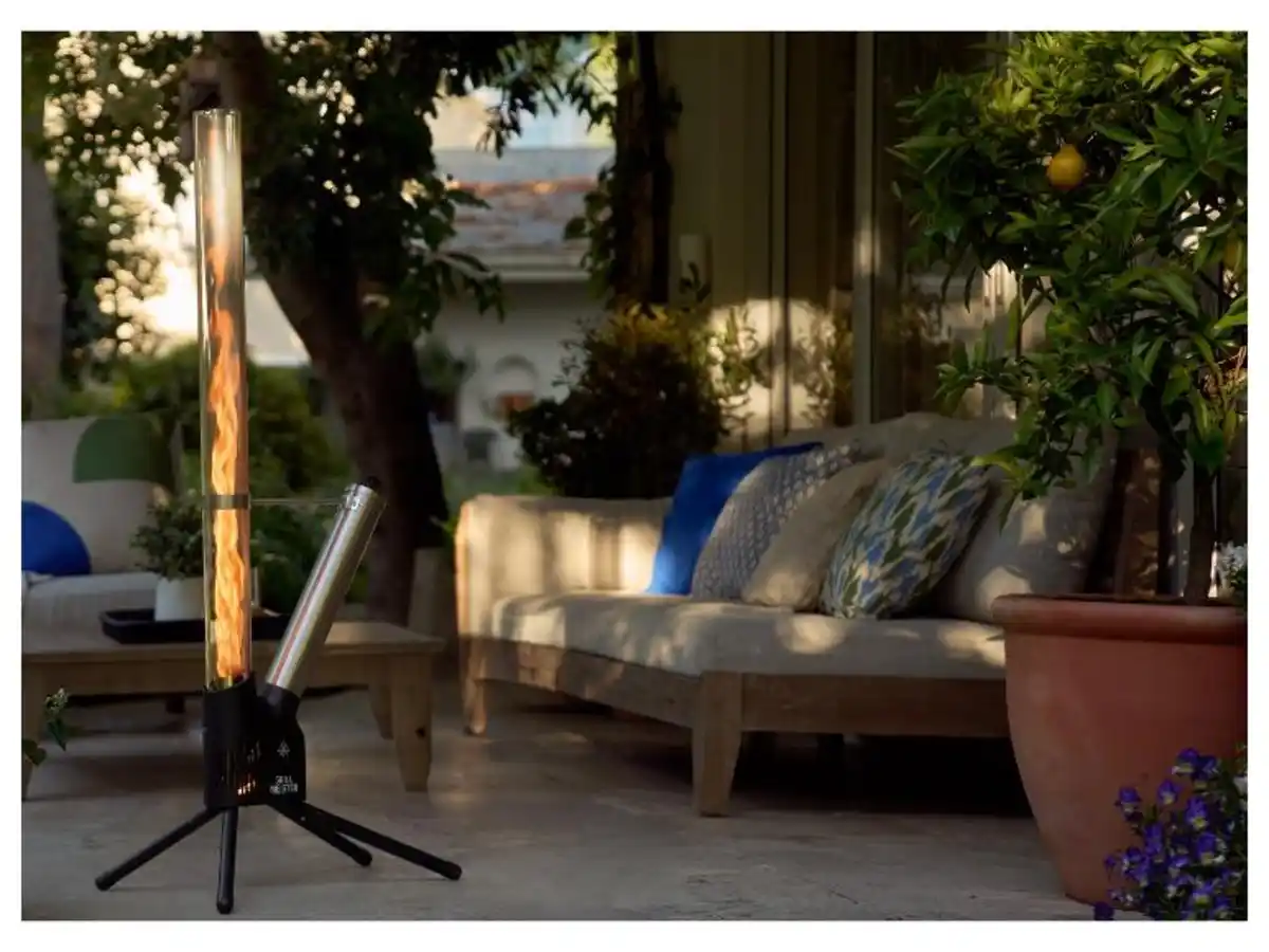 Bild 2 von GRILLMEISTER Feuerrohr, mit Asche-Schublade