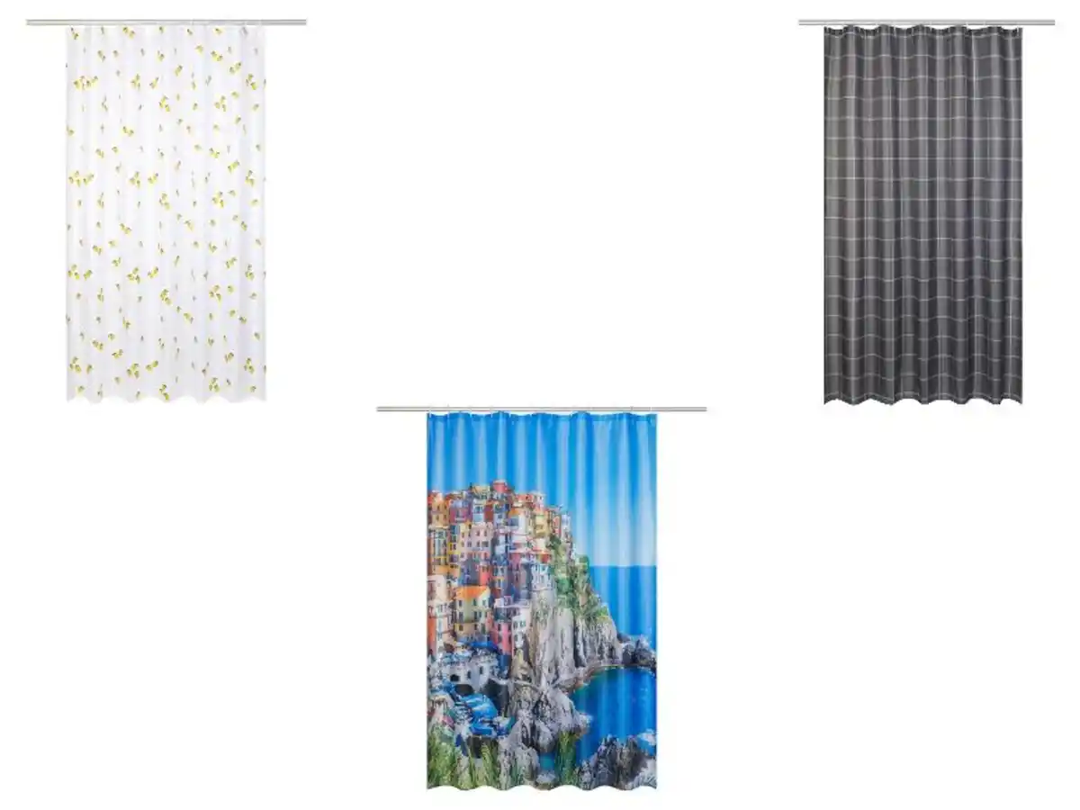 Bild 1 von LIVARNO home Duschvorhang, 180 x 200 cm