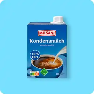 MILSANI Kondensmilch, 10 % Fett