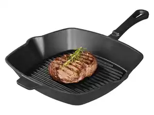 GRILLMEISTER Gusseisen-Grillpfanne