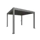 Bild 1 von Biohort Pergola Gr. 3,5 x 3,5 quarzgrau-metallic 367,5 x 367,5 cm
