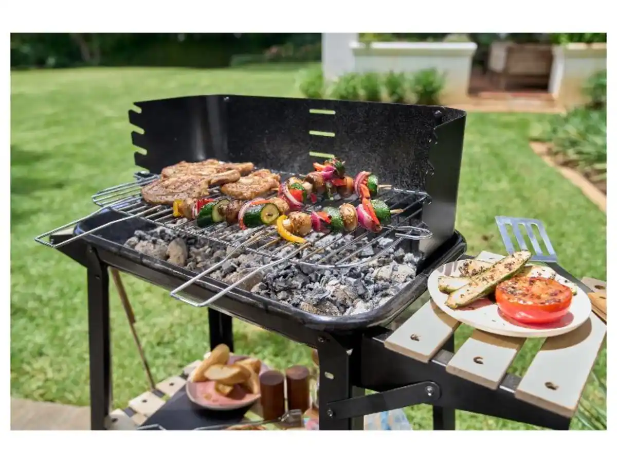 Bild 2 von GRILLMEISTER Grillwagen »Kansas«, mit Windschutzblende