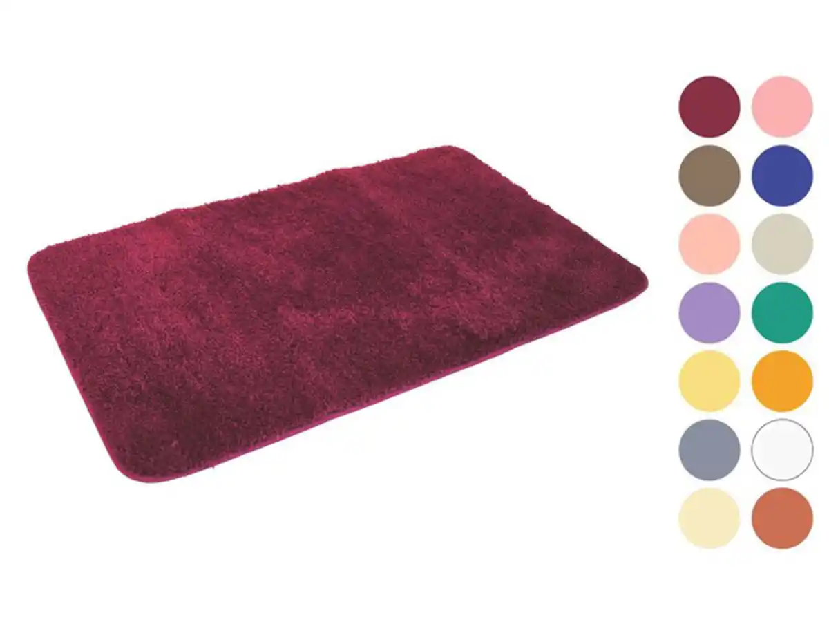 Bild 1 von Kinzler Kinzler Mikrofaser Badematte »Uni«, mit rutschfester Rückenbeschichtung