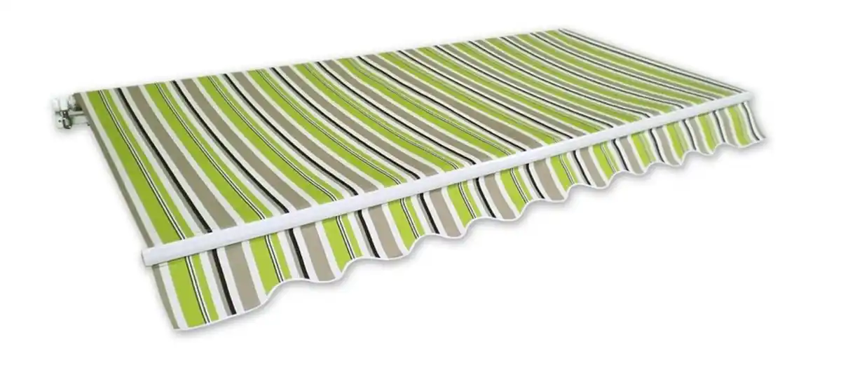 Bild 1 von Gelenkarm-Markise 4,0 x 2,5 m grün-braun