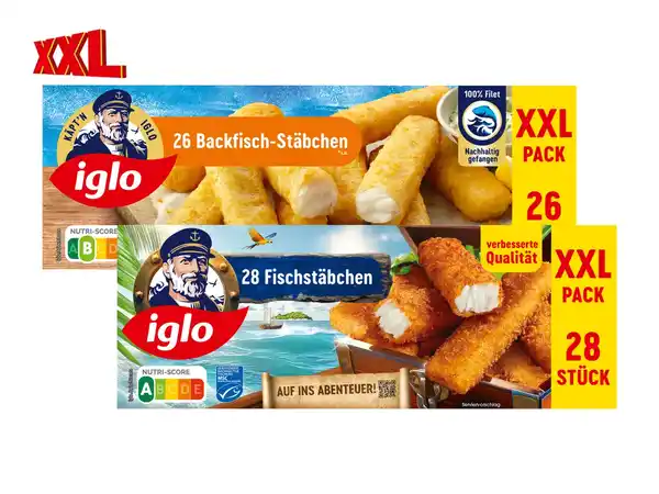 Bild 1 von Iglo Fischstäbchen/Backfisch-Stäbchen