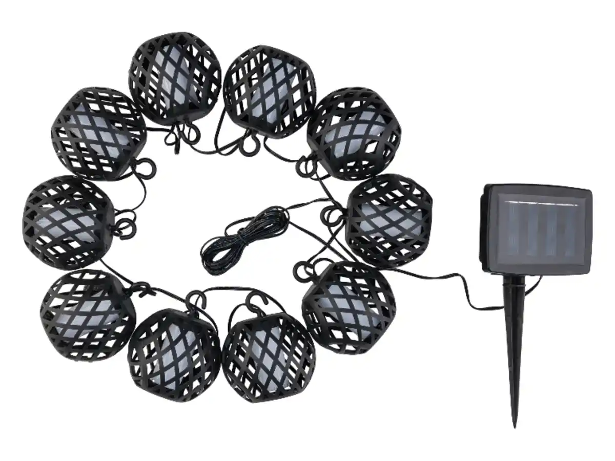 Bild 2 von LIVARNO home Solar-Lichterkette, für Garten, Terrasse oder Balkon