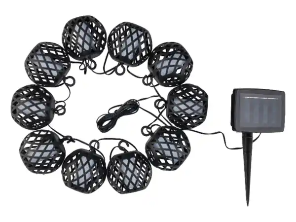 Bild 2 von LIVARNO home Solar-Lichterkette, für Garten, Terrasse oder Balkon